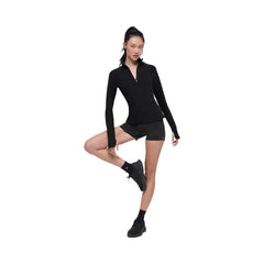 Alo Women's Alosoft 1/2 Zip Rapid Pullover - Black