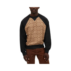 Coach Signature Crewneck Sweatshirt Khaki Signature