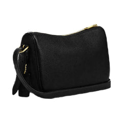 Coach Kailey Shoulder Bag Pebbled Leather-Gold-Black