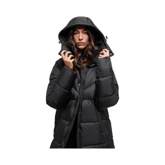 Alo Women's Gold Rush Puffer Trench - Black