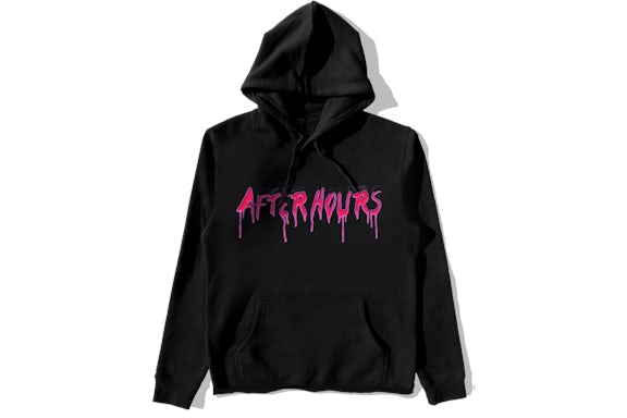 The Weeknd x Vlone After Hours Acid Drip Pullover Hood Black