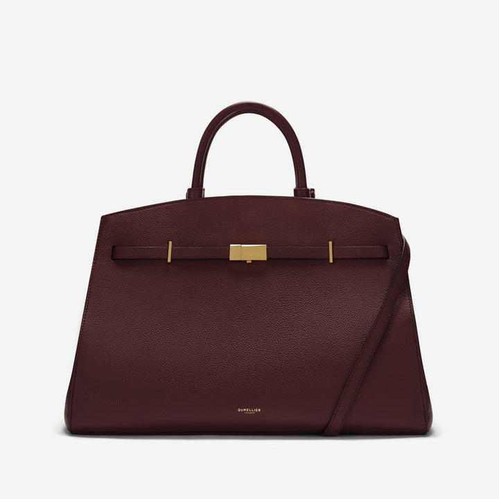 DeMellier The Hudson burgundy small grain