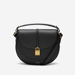 DeMellier The Siena Saddle black small grain