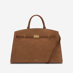 DeMellier The Hudson deep tan suede & tan smooth