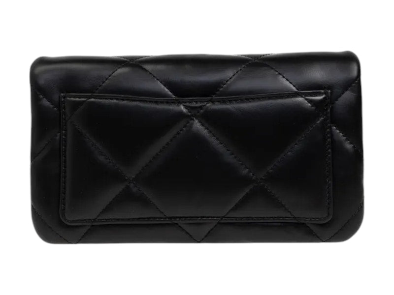 Tory Burch Kira Diamond Quilt Chain Wallet Black