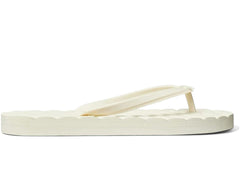 Tory Burch Kira Flip Flops Ivory White (Women's)