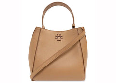 Tory Burch McGraw Small Bucket Bag Tiramisu