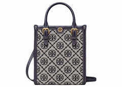 Tory Burch T Monogram Mini Tote Navy