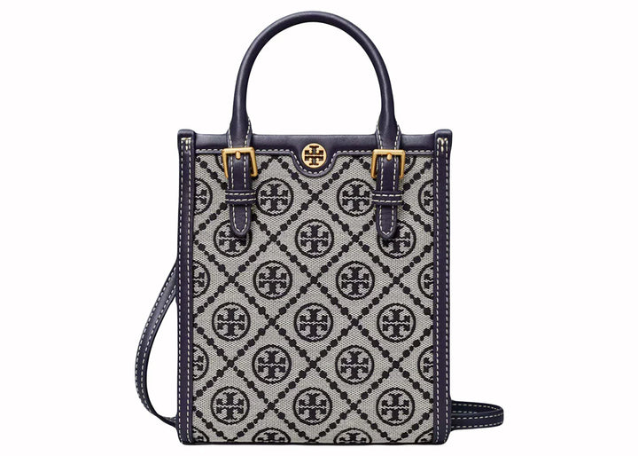 Tory Burch T Monogram Mini Tote Navy