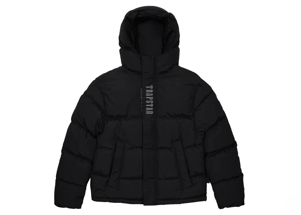 Trapstar Decoded 2.0 Hooded Puffer Jacket Black