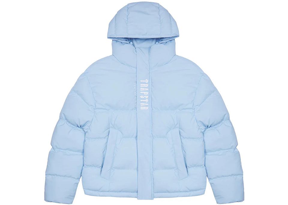 Trapstar Decoded Hooded Puffer 2.0 Ice Blue
