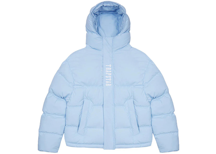 Trapstar Decoded Hooded Puffer 2.0 Ice Blue