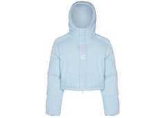 Trapstar Women'S Decoded 2.0 Hooded Puffer Ice Blue