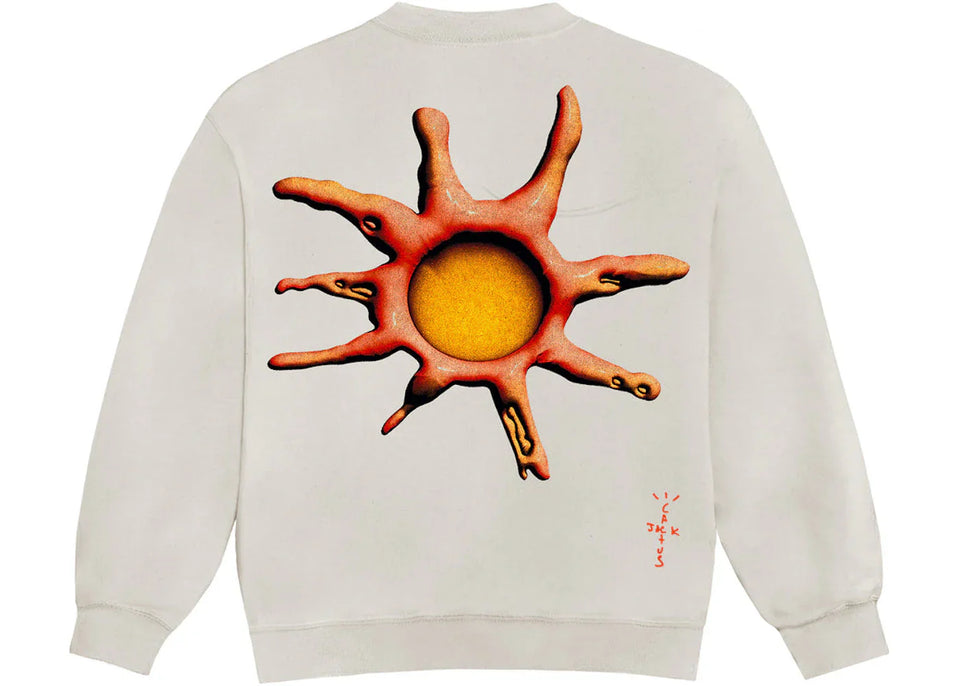 Travis Scott D.L.T.L.F.R.T. Crewneck Natural
