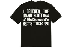 Travis Scott x CPFM 4 CJ Burger Mouth T-Shirt Black