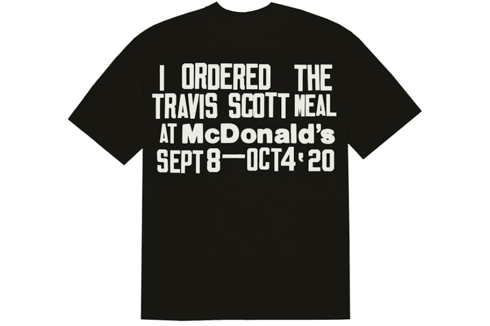 Travis Scott x CPFM 4 CJ Burger Mouth T-Shirt Black