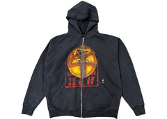 Travis Scott x Wwe Mankind Zip Hoodie Black