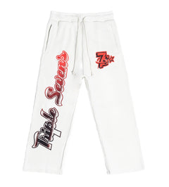 Triple Seven Triple Sevens All Star Sweatpants White/Red
