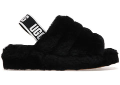 Ugg Fluff Yeah Slide Black Womens