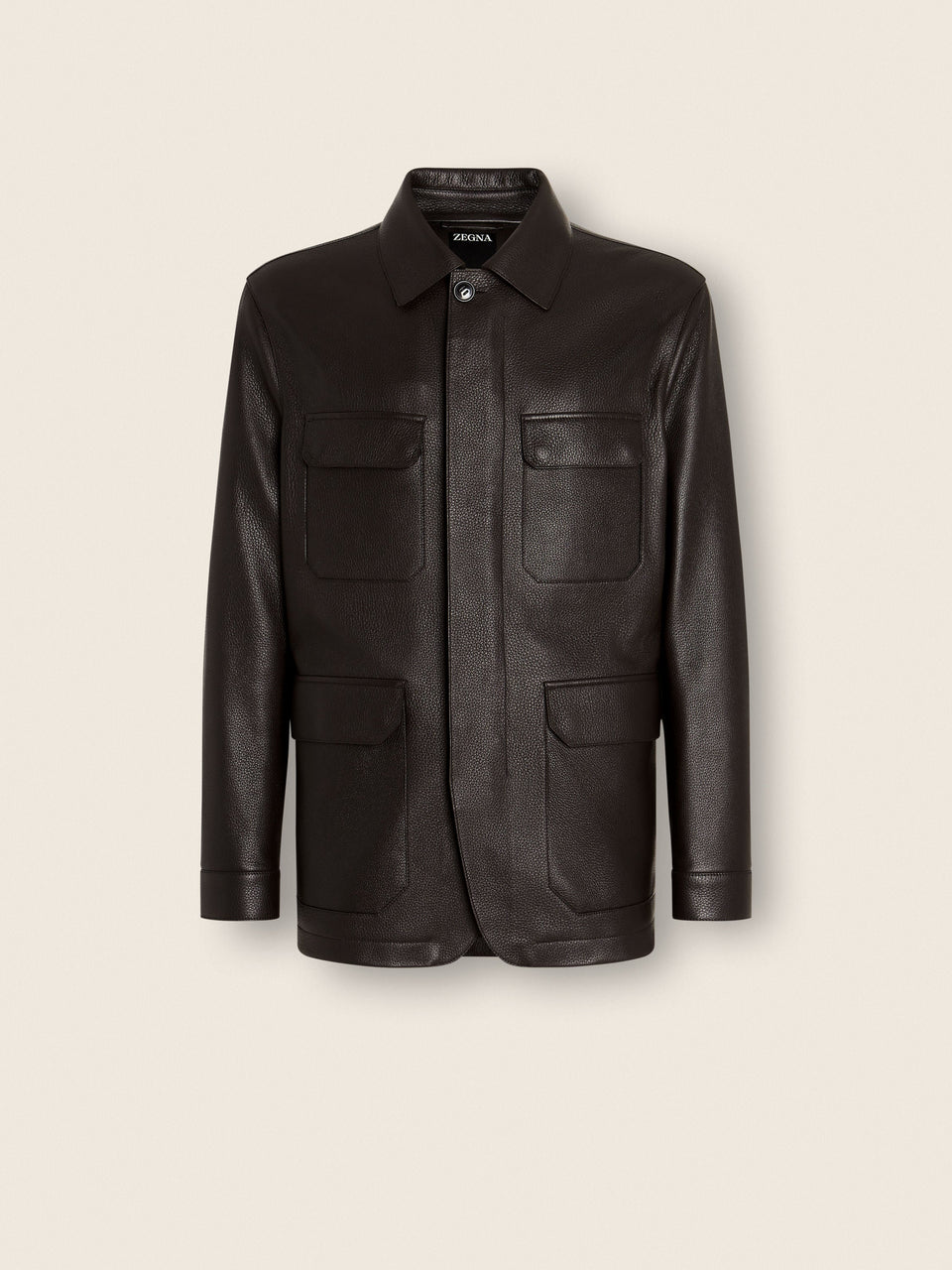 Zegna Deerskin Field Jacket