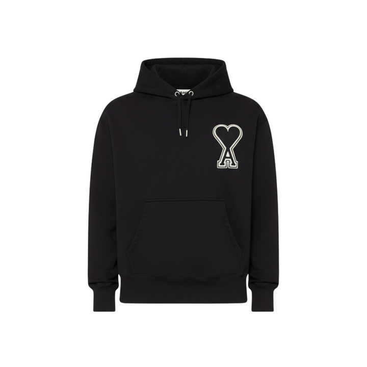 Ami de Coeur Cotton Hoodie (Black)