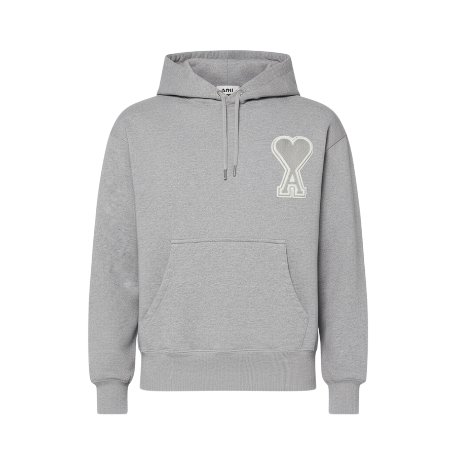 Ami de Coeur Cotton Hoodie (Grey)