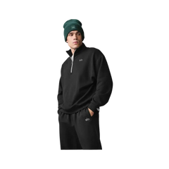 Alo Accolade 1/4 Zip Pullover Black
