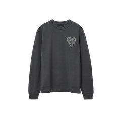 TRIP CREW - Sweatshirt - washed black