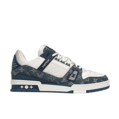 Louis Vuitton LV Trainer Monogram Denim White Blue