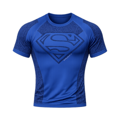 YoungLA x Superman Compression Tees Blue