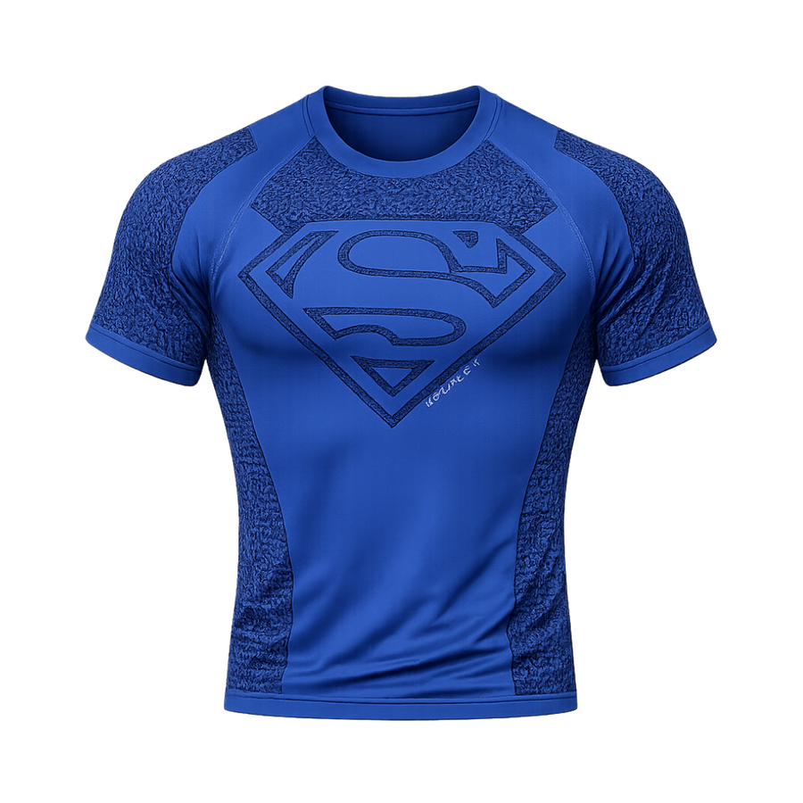 YoungLA x Superman Compression Tees Blue