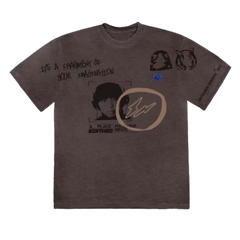 Travis Scott Cactus Jack For Fragment Hiroshi T-Shirt Brown Pepper