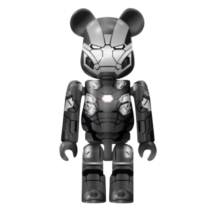 Bearbrick Happy Marvel Ichibankuji 2021 War Machine 100%