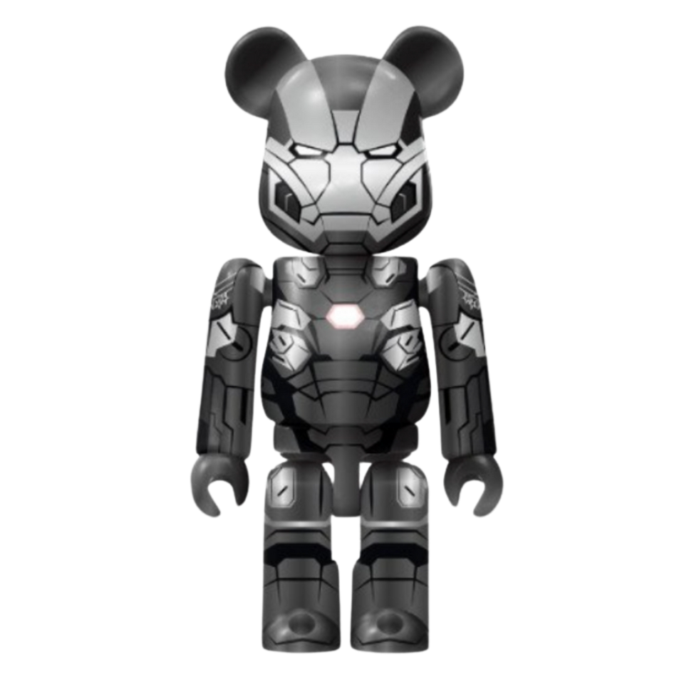 Bearbrick Happy Marvel Ichibankuji 2021 War Machine 100%