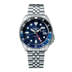 Seiko SSK003K1 SKX Sports Style Blueberry GMT Re-Interpretation Watch for Men
