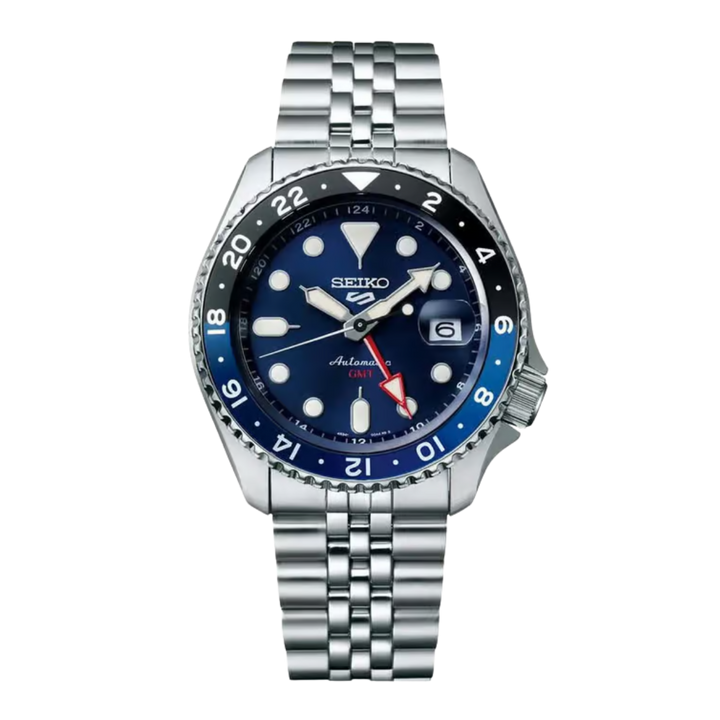 Seiko SSK003K1 SKX Sports Style Blueberry GMT Re-Interpretation Watch for Men