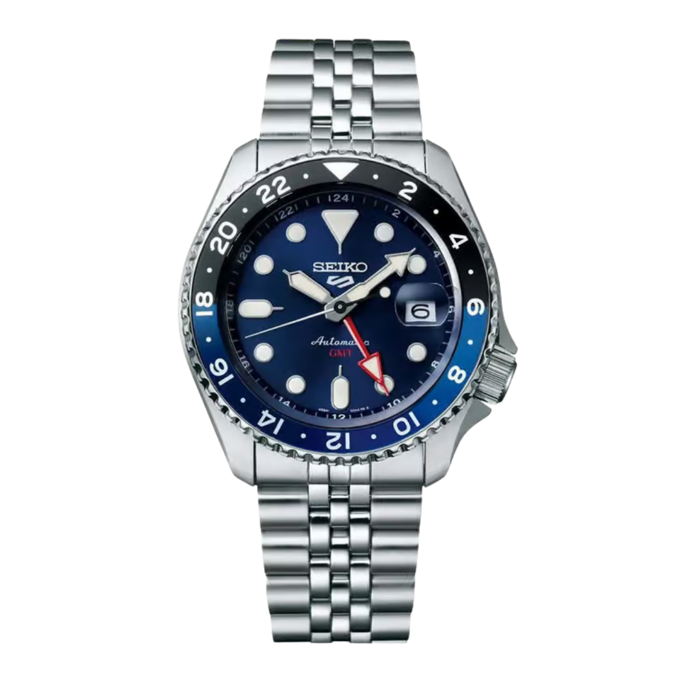 Seiko SSK003K1 SKX Sports Style Blueberry GMT Re-Interpretation Watch for Men