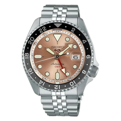 Seiko GMT SSK043K1 Salmon Dial Asia Limited Edition Automatic Watch for Men