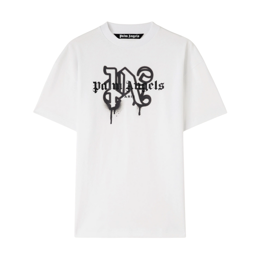 Paris Monogram Spray T-Shirt White [Sourcex Exclusive]