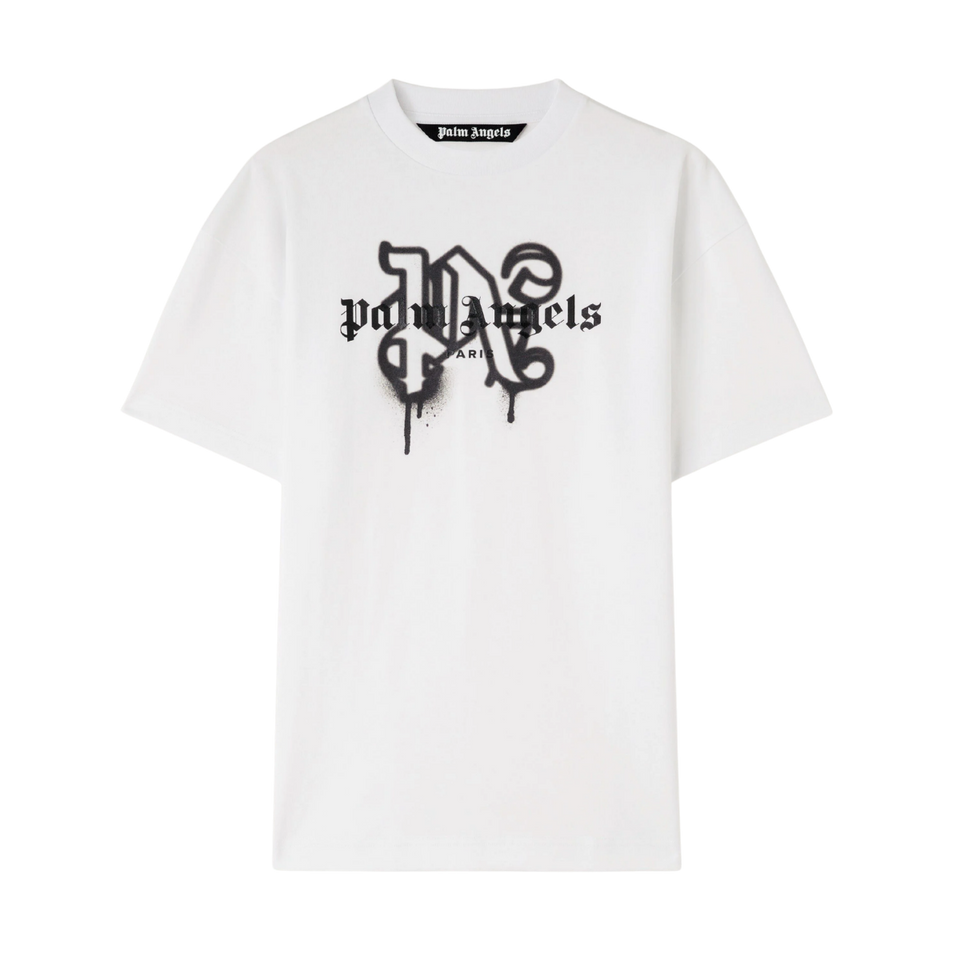 Paris Monogram Spray T-Shirt White [Sourcex Exclusive]