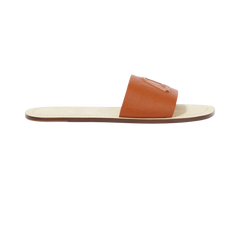 Varsicool leather slides (Coconut)