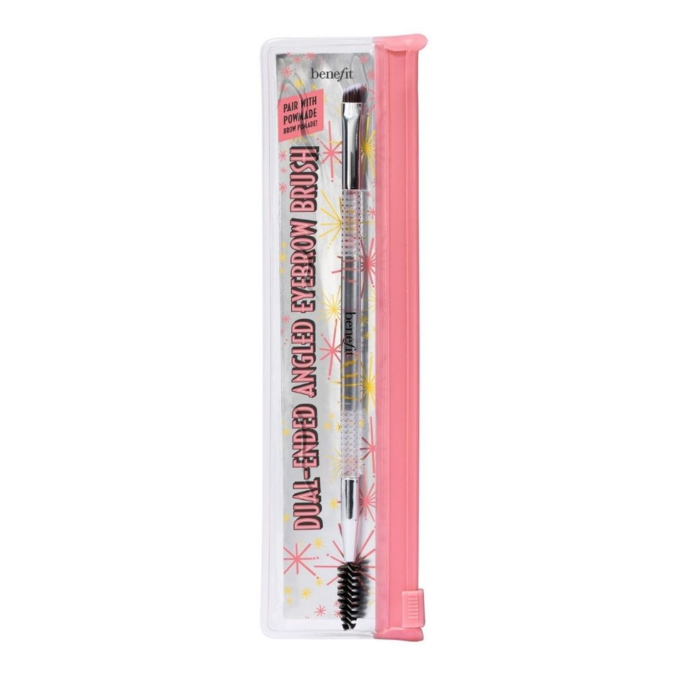 Dual-Ended Angled Eyebrow Brush