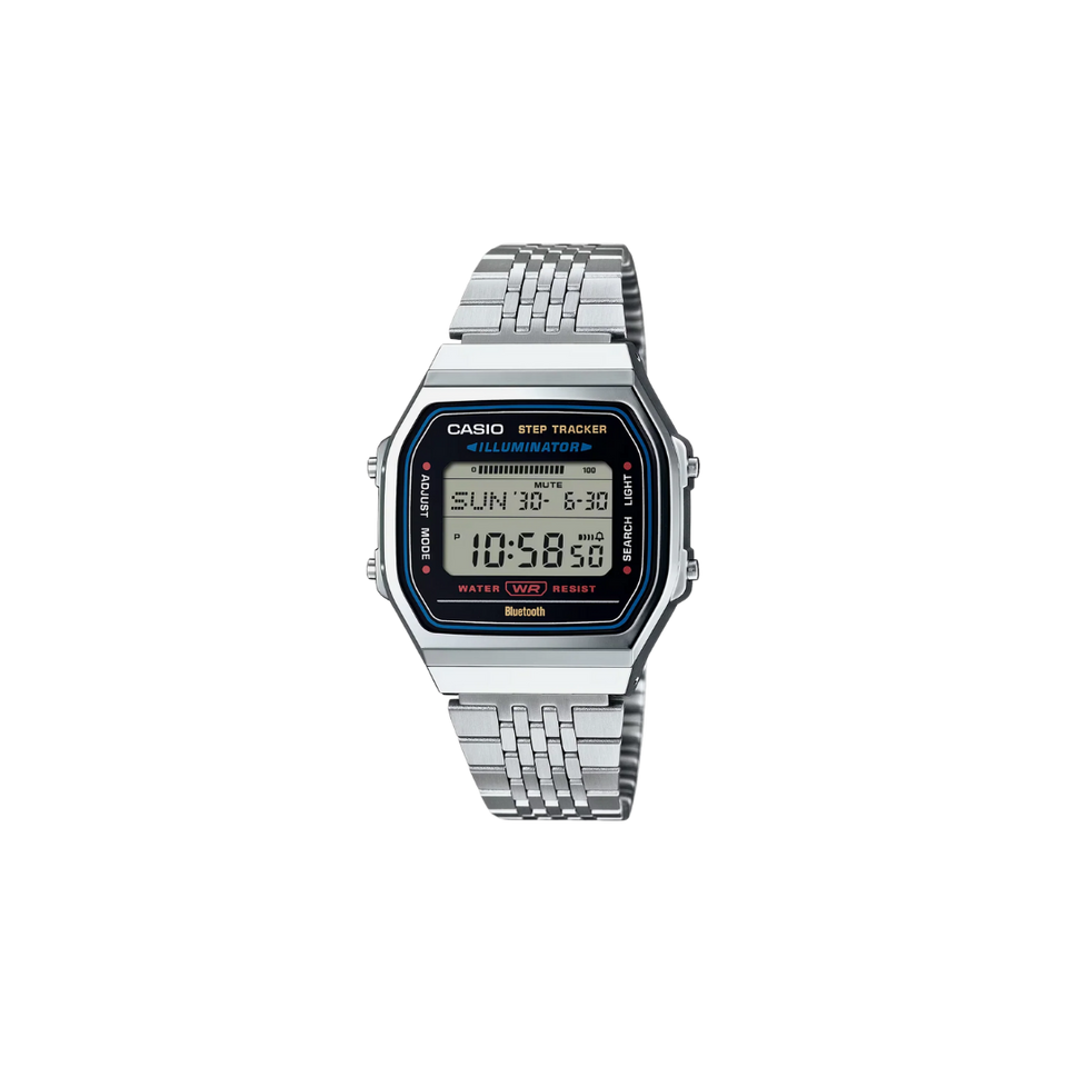 Casio Vintage ABL-100WE-1ADF Bluetooth Black Dial Digital Watch Retro Style with Modern Smart Features