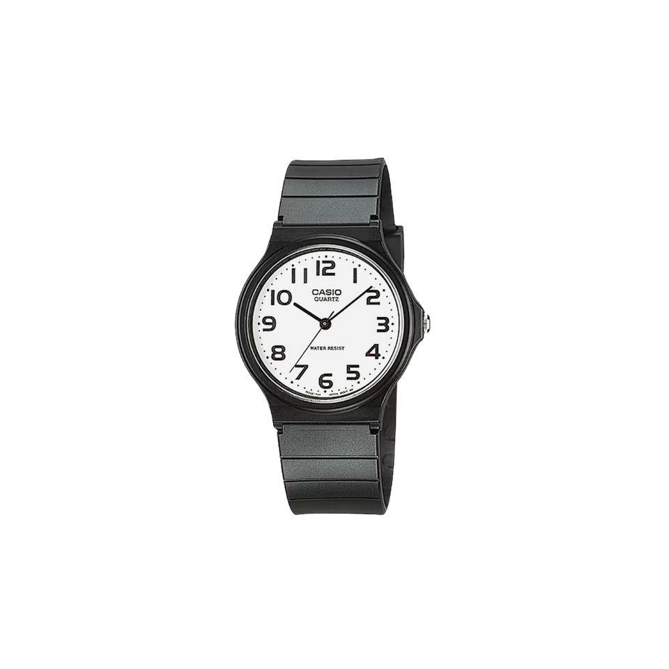 Casio Analog MQ-24-7B2L White Dial Resin Band Watch
