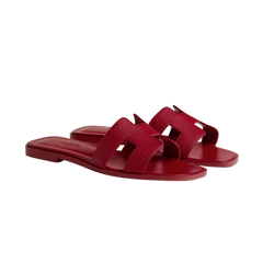 Hermes Oran sandal rose framboise