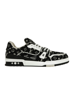 Louis Vuitton Trainer Black Monogram Textile