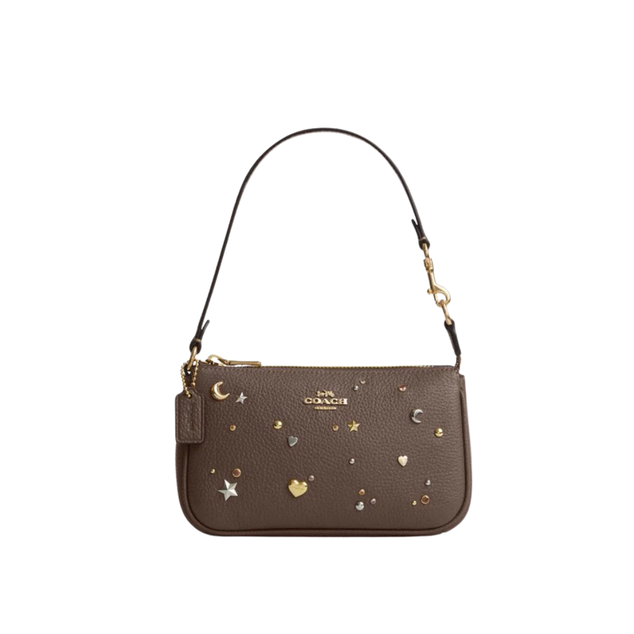 Coach Nolita 19 With Rivets Gold Dark Stone Multi