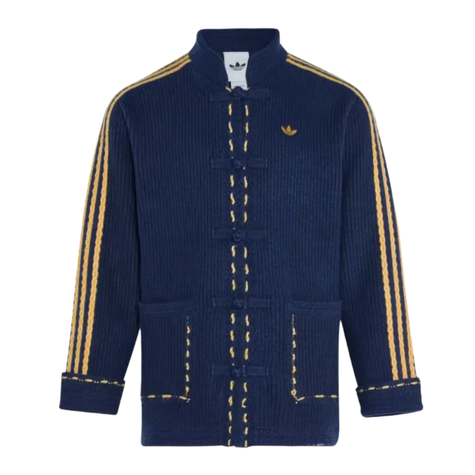 Adidas Originals Chinese New Year FW25 Knit Jacket Navy Blue