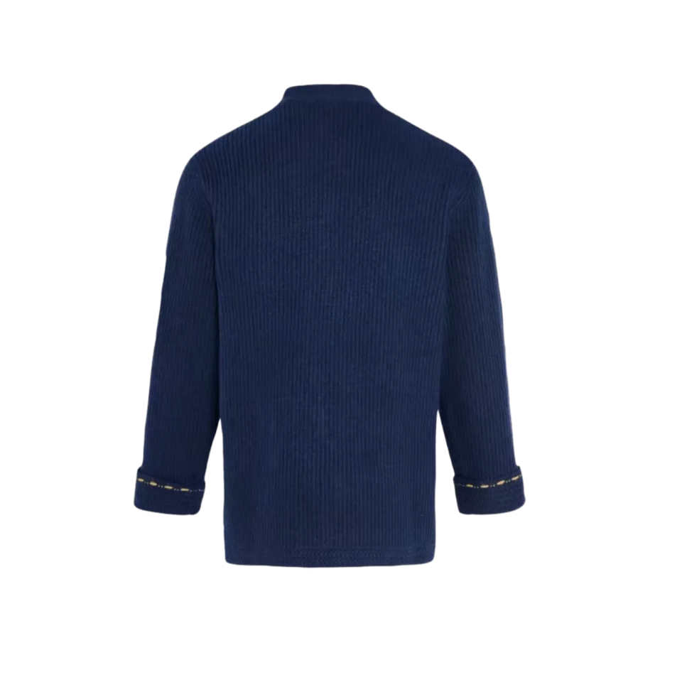 Adidas Originals Chinese New Year FW25 Knit Jacket Navy Blue