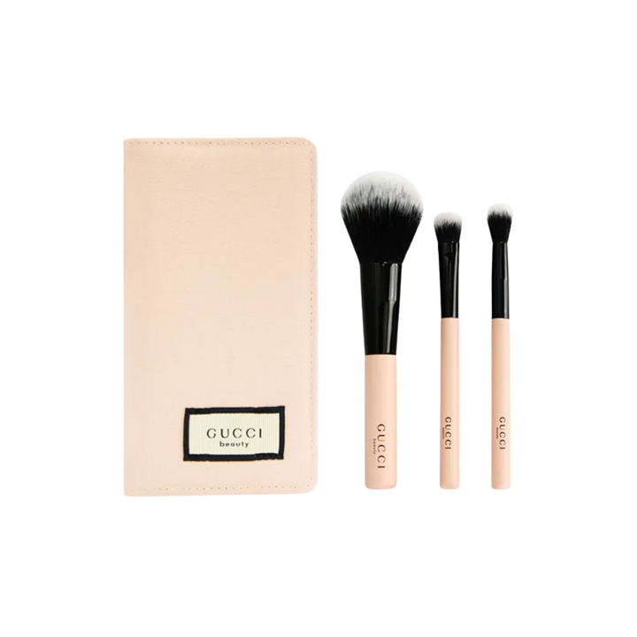 GUCCI Makeup Pink Makeup Brushes, 3 pcs